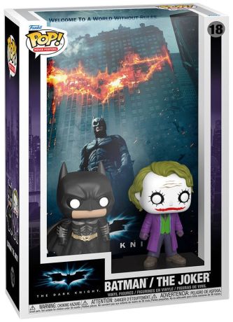 Figurine Funko Pop The Dark Knight Trilogie [DC] #18 Batman / Le Joker - Movie Poster