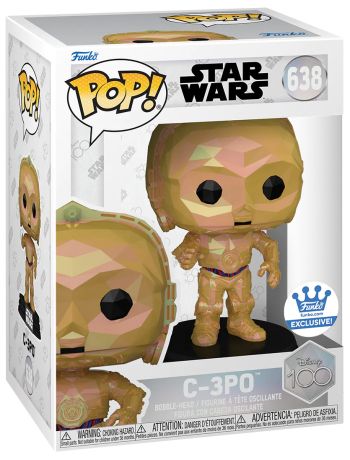 Figurine Funko Pop 100 ans de Disney #638 C-3PO - Facette