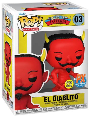 Figurine Funko Pop Loteria #03 Le Diablotin - Glow in the Dark