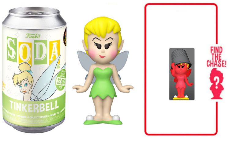 Figurine Funko Soda Peter Pan [Disney] Fée Clochette (Canette Verte)