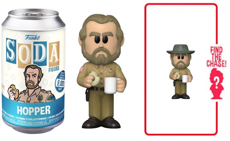 Figurine Funko Soda Stranger Things Hopper (Canette Bleue)