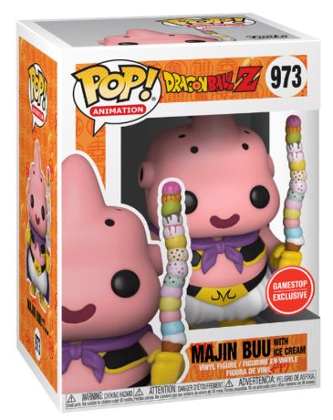 Figurine Funko Pop Dragon Ball Z #973 Boo avec glaces - T-Shirt