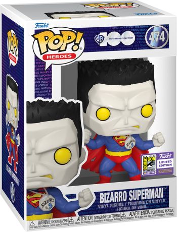 Figurine Funko Pop Warner Bros 100 ans #474 Bizarro Superman