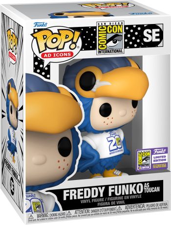 Figurine Funko Pop Comic Con San Diego Freddy Funko en Toucan