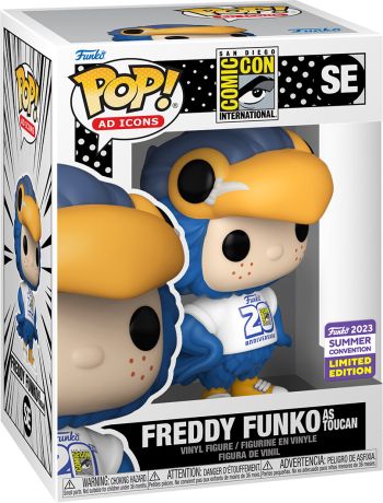 Figurine Funko Pop Comic Con San Diego Freddy Funko en Toucan
