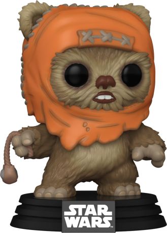 Figurine Funko Pop Star Wars 6 : Le Retour du Jedi #631 Wicket avec lance-pierre