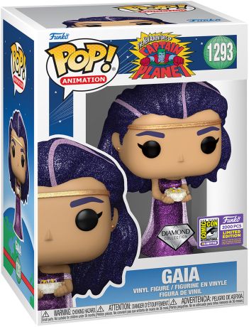 Figurine Funko Pop Capitaine Planète #1293 Gaïa - Diamant