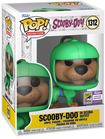 Figurine Funko Pop Scooby-Doo #1312 Scooby-Doo en Tenue de Plongée