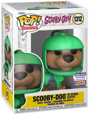 Figurine Funko Pop Scooby-Doo #1312 Scooby-Doo en Tenue de Plongée