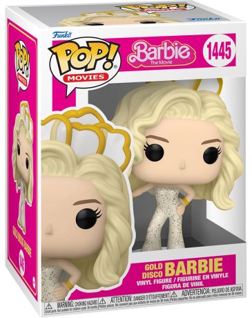 Figurine Funko Pop Barbie (Film) #1445 Barbie en Tenue Disco Or