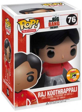 Figurine Funko Pop The Big Bang Theory #76 Raj Koothrappali - Star Trek Téléportation