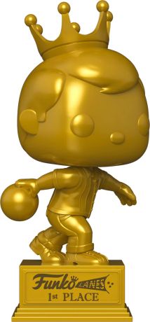 Figurine Funko Pop Freddy Funko Trophée Bowling Freddy - Or