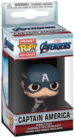 Figurine Funko Pop Avengers : Endgame [Marvel] Captain America - Porte-clés