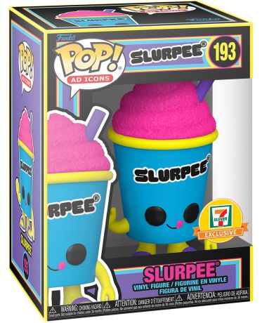 Figurine Funko Pop Icônes de Pub #193 Slurpee (Gobelet Bleu) - Black Light