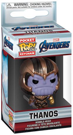 Figurine Funko Pop Avengers : Endgame [Marvel] Thanos - Porte-clés