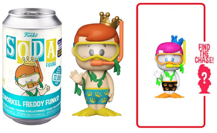 Figurine Funko Soda Freddy Funko Freddy Funko Tuba (Canette Bleue)