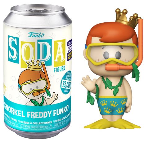 Figurine Funko Soda Freddy Funko Freddy Funko Tuba (Canette Bleue)