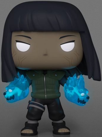 Figurine Funko Pop Naruto #1339 Hinata avec Paumes Jumelles des Lions Agiles - Glow in the Dark [Chase]