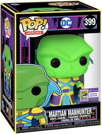 Figurine Funko Pop DC Comics #399 Martian Manhunter (Imperial Palace) - Black Light