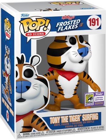 Figurine Funko Pop Icônes de Pub #191 Tony Le Tigre Surfeur