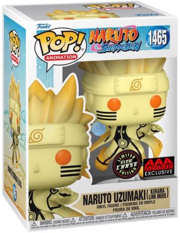 Figurine Funko Pop Naruto #1465 Naruto Uzumaki (Kurama Link Mode) [Chase]