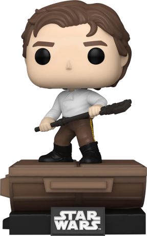 Figurine Funko Pop Star Wars 6 : Le Retour du Jedi #620 Jabba's Skiff : Han Solo