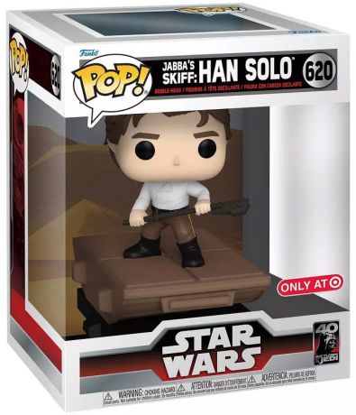 Figurine Funko Pop Star Wars 6 : Le Retour du Jedi #620 Jabba's Skiff : Han Solo