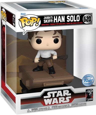 Figurine Funko Pop Star Wars 6 : Le Retour du Jedi #620 Jabba's Skiff : Han Solo