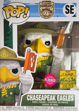 Figurine Funko Pop Fantastik Plastik Cheasepeak Eagles (Camp Fundays) - Flocked