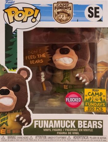 Figurine Funko Pop Fantastik Plastik Funamuck Bears (Camp Fundays) - Flocked