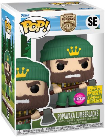 Figurine Funko Pop Fantastik Plastik Popawaka Lumberjacks (Camp Fundays) - Flocked
