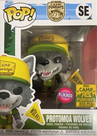 Figurine Funko Pop Fantastik Plastik Protomoa Wolves (Camp Fundays) - Flocked