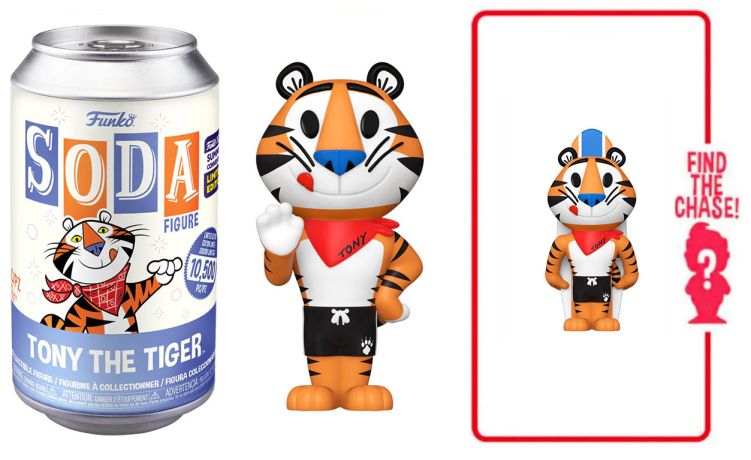 Figurine Funko Soda Icônes de Pub Tony Le Tigre (Canette Bleue)