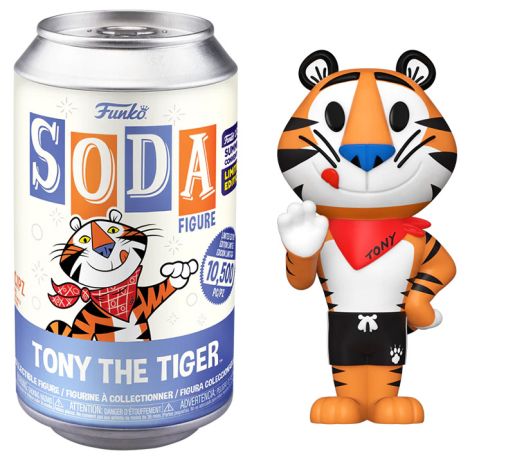 Figurine Funko Soda Icônes de Pub Tony Le Tigre (Canette Bleue)