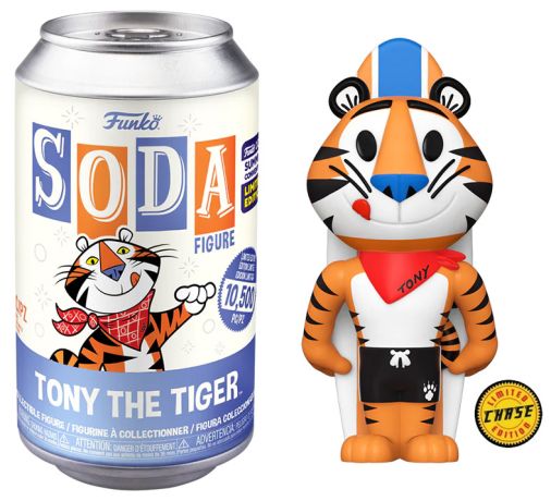 Figurine Funko Soda Icônes de Pub Tony Le Tigre (Canette Bleue) [Chase]