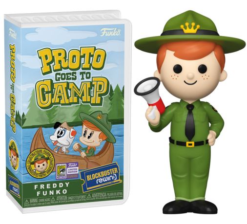 Figurine Funko Blockbuster Rewind Freddy Funko Freddy Funko (Camp Fundays 2023)