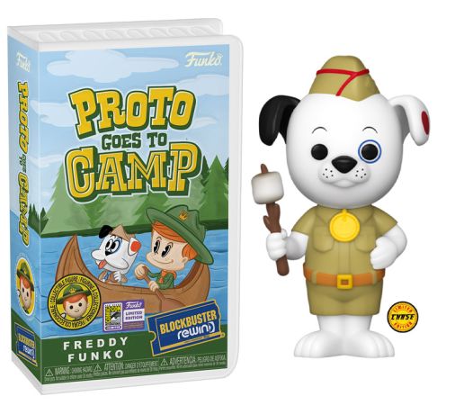 Figurine Funko Blockbuster Rewind Freddy Funko Proto (Camp Fundays 2023) [Chase]