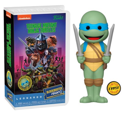 Figurine Funko Blockbuster Rewind Tortues Ninja Leonardo [Chase]