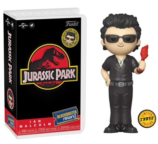 Figurine Funko Blockbuster Rewind Jurassic Park Dr. Ian Malcolm [Chase]