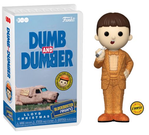 Figurine Funko Blockbuster Rewind Dumb et Dumber Lloyd Christmas [Chase]