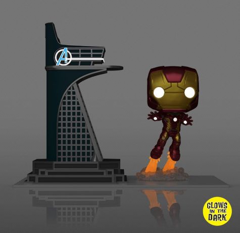 Figurine Funko Pop The Infinity Saga [Marvel] #35 La tour des Avengers avec Iron Man