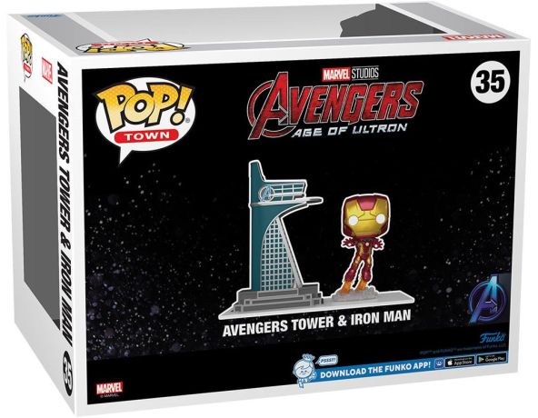 Figurine Funko Pop The Infinity Saga [Marvel] #35 La tour des Avengers avec Iron Man