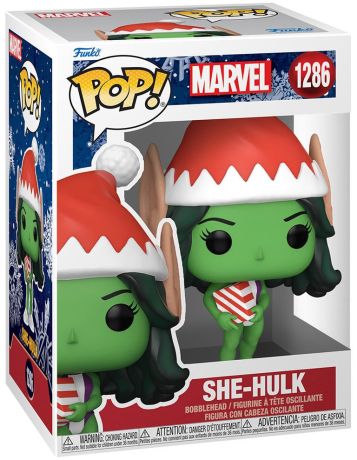 Figurine Funko Pop Marvel Comics #1286 She-Hulk (Noël)
