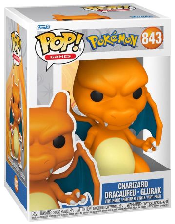 Figurine Funko Pop Pokémon #843 Dracaufeu - Charizard - Glurak (EMEA)