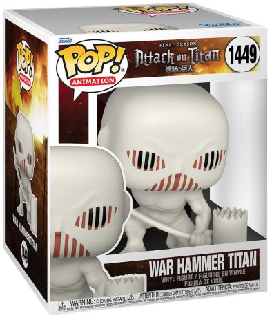 Figurine Funko Pop L'Attaque des Titans (SNK) #1449 Le titan marteau - 15 cm