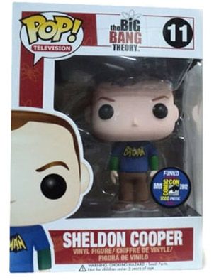 Figurine Funko Pop The Big Bang Theory #11 Sheldon Cooper - Tshirt Batman