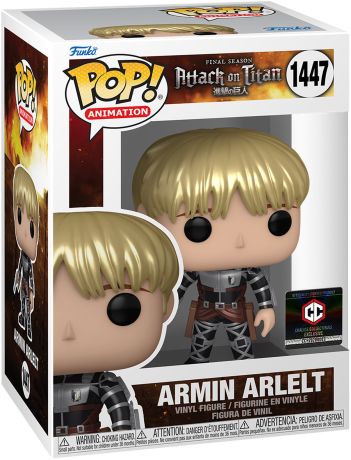 Figurine Funko Pop L'Attaque des Titans (SNK) #1447 Armin Arlert - Métallique