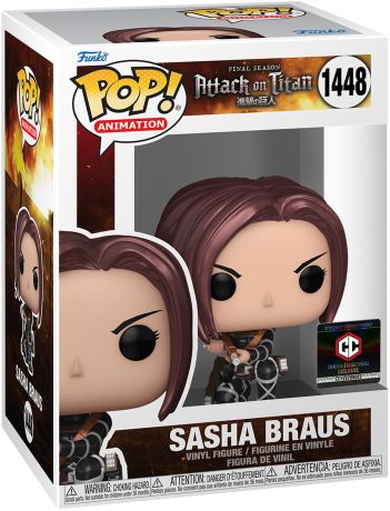 Figurine Funko Pop L'Attaque des Titans (SNK) #1448 Sasha Braus - Métallique