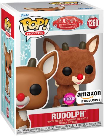 Figurine Funko Pop Rudolphe le renne au nez rouge (1964) #1260 Rudolph - Flocked