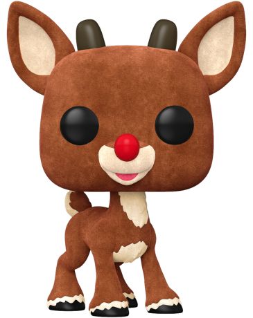 Figurine Funko Pop Rudolphe le renne au nez rouge (1964) #1260 Rudolph - Flocked